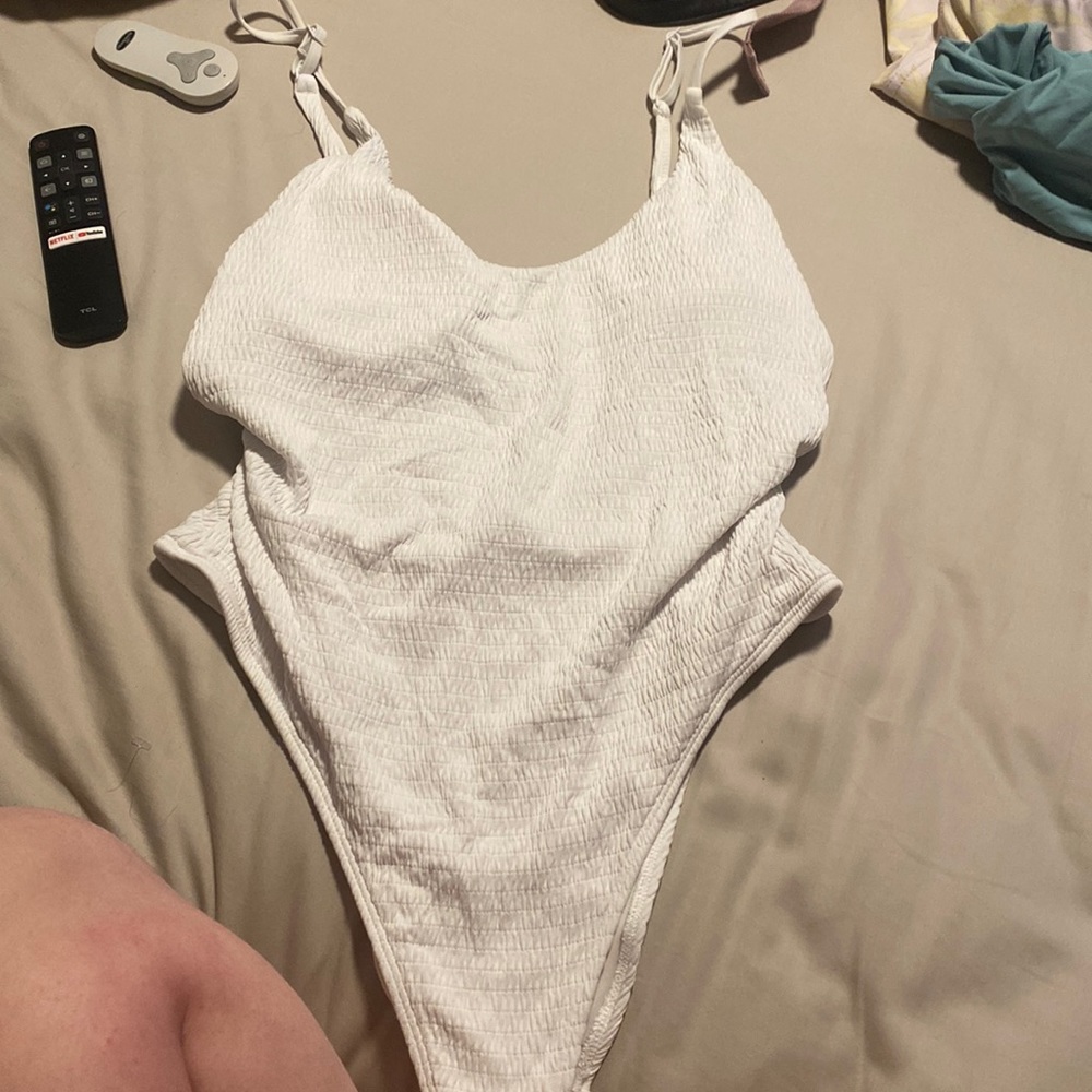 Aerie white One Piece Bathing Suit
